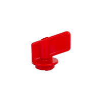 Handle -KeyKeg coupler, red plastic